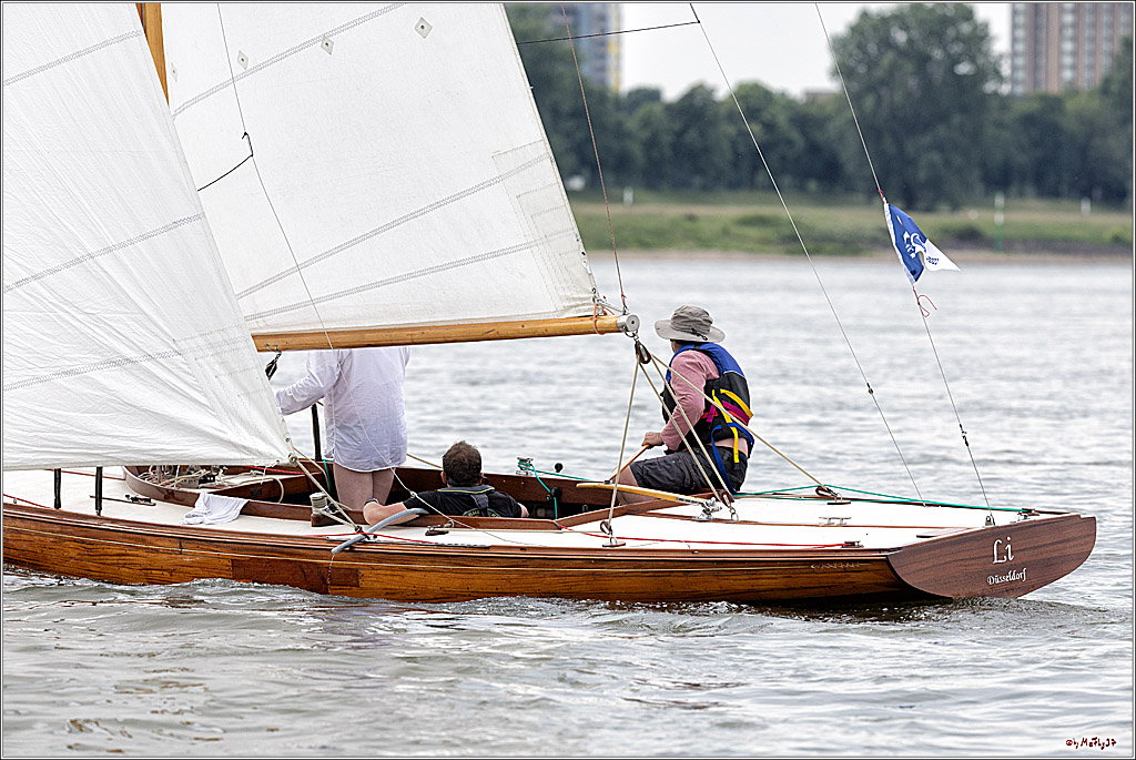 100 Jahre Rheinwoche 2022 - 2. Wettfahrt  Hitdorf - Duesseldorf, 03.06.2022,